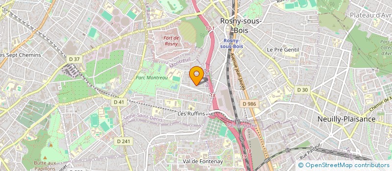 localisation de l'entreprise MADAME TEANDRAZA DINA à MONTREUIL