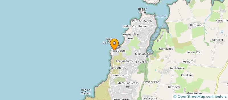 localisation de l'entreprise MADAME TECLA FARAUT  LAMPAUL-PLOUARZEL