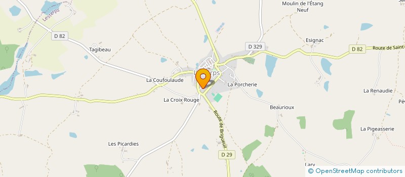 localisation de l'entreprise MADAME TECLAIRE SENIGO LONGUE à LESTERPS