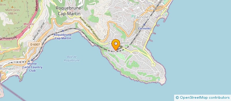 localisation de l'entreprise MADAME TEE TOSSOU à ROQUEBRUNE-CAP-MARTIN