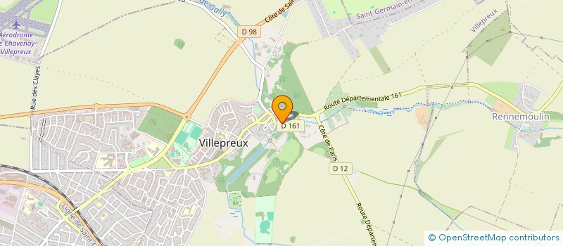 localisation de l'entreprise MADAME TEH-LY DEH  VILLEPREUX