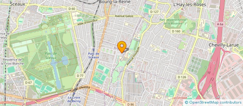 localisation de l'entreprise MADAME TEHANI AMANT à ANTONY