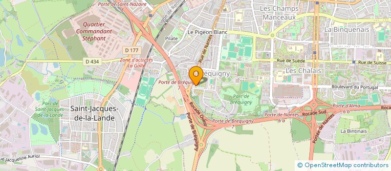 localisation de l'entreprise MADAME TEHANYE FIGARO à RENNES