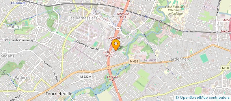 localisation de l'entreprise MADAME TELE AGBODJAN  TOULOUSE