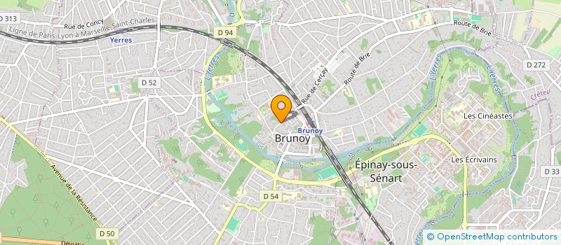 localisation de l'entreprise MADAME TELEY AGBODJAN-PRINCE  BRUNOY