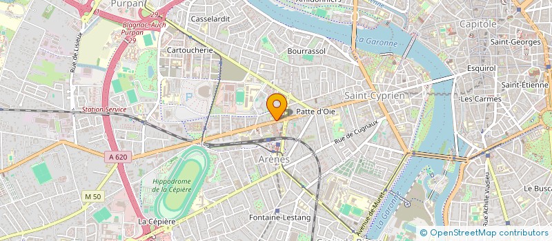 localisation de l'entreprise MADAME TELIA CARUSO  TOULOUSE