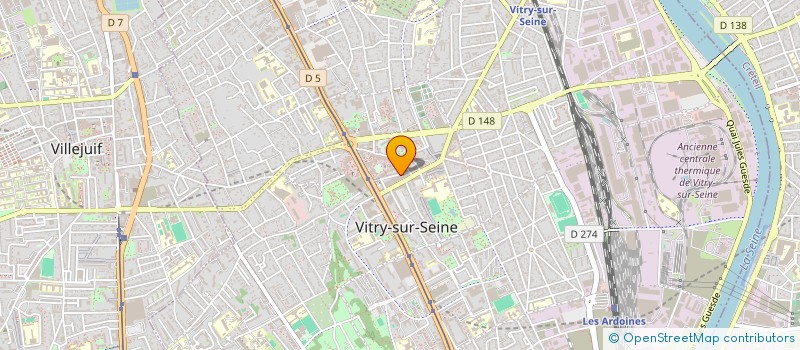 localisation de l'entreprise MADAME TELLIA CABANNAIS à VITRY-SUR-SEINE