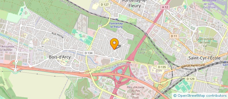 localisation de l'entreprise MADAME TELMA STUMPF  BOIS-D'ARCY