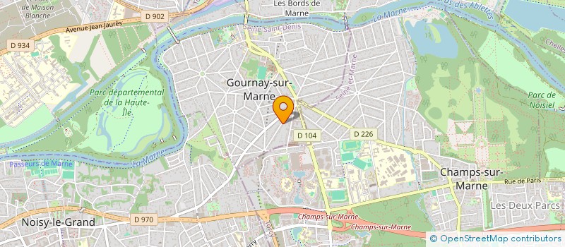 localisation de l'entreprise MADAME TELMA VICENTE LUCAS à GOURNAY-SUR-MARNE