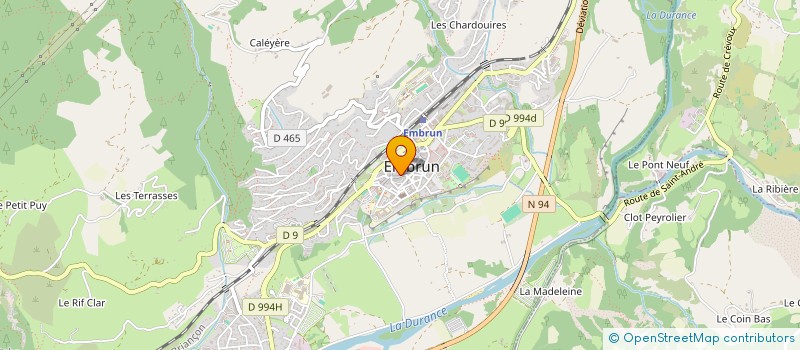 localisation de l'entreprise MADAME TEMAHE CAMBOS  EMBRUN