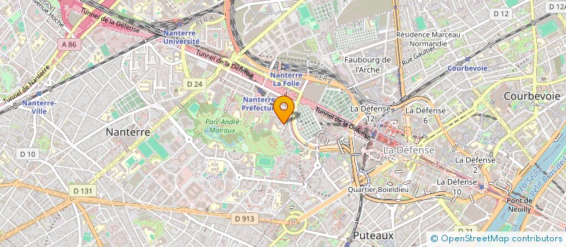 localisation de l'entreprise MADAME TENDRESSE NGYAMA MUSSIMBELO  NANTERRE