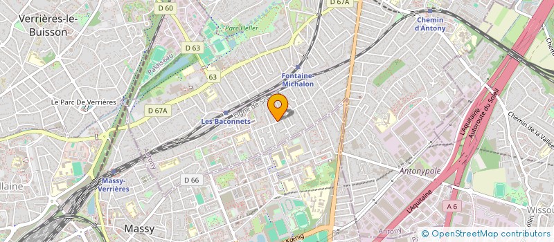 localisation de l'entreprise MADAME TENDRY BEANDALANA à ANTONY