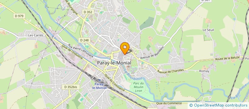 localisation de l'entreprise MADAME TENESSY DEU  PARAY-LE-MONIAL