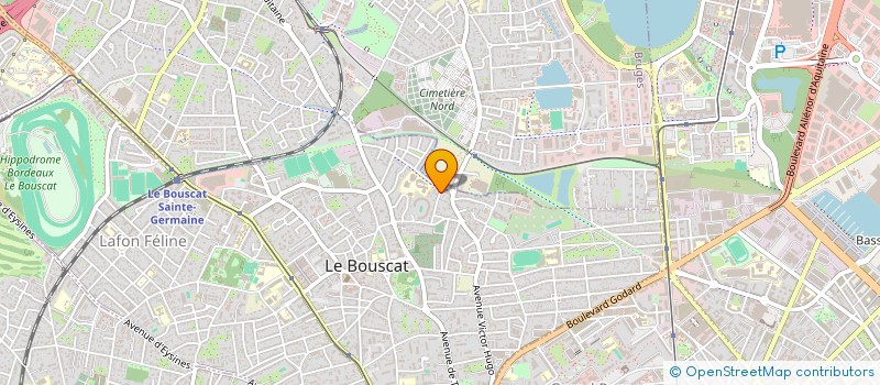 localisation de l'entreprise MADAME TENG-HSIN CHANG  LE BOUSCAT