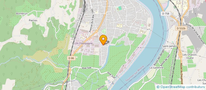 localisation de l'entreprise MADAME TENG TCHA à TOURNON SUR RHONE