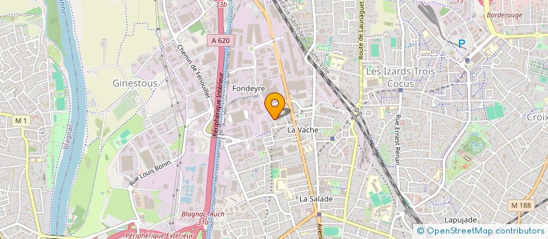 localisation de l'entreprise MADAME TENIN CAMARA  LAUNAGUET