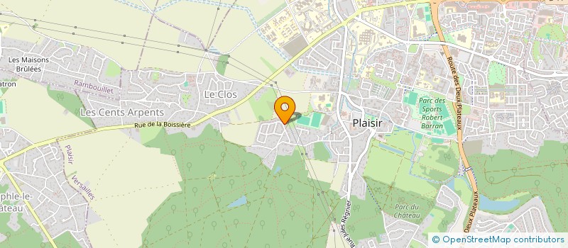 localisation de l'entreprise MADAME TENIN COULIBALY  PLAISIR