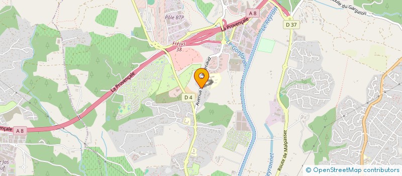 localisation de l'entreprise MADAME TENING SENE à FREJUS