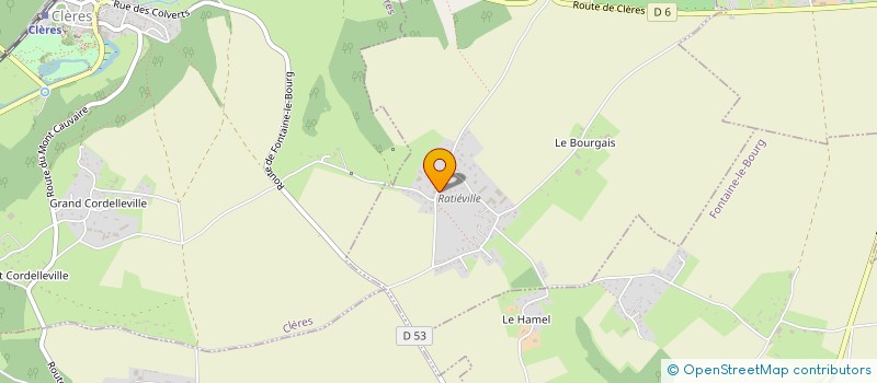 localisation de l'entreprise MADAME TENNESSEE LE BERRE  AUTHIEUX-RATIEVILLE