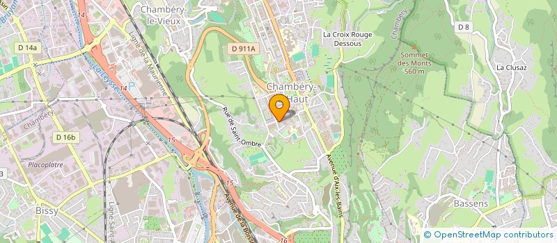 localisation de l'entreprise MADAME TEODORA HRISTOVA  CHAMBERY