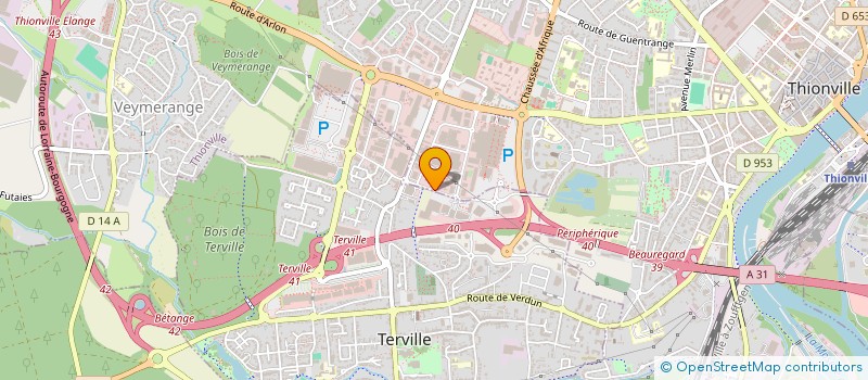 localisation de l'entreprise MADAME TEODORA IVASCU  THIONVILLE