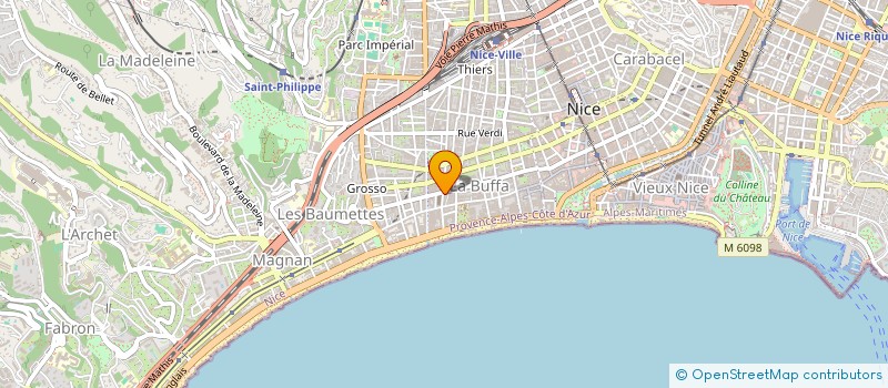 localisation de l'entreprise MADAME TEODORA PENEVA à NICE