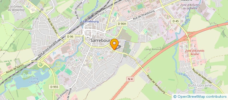 localisation de l'entreprise MADAME TERAIMAREUA TEIHOARII à SARREBOURG