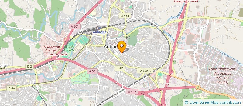 localisation de l'entreprise MADAME TERAITERE FLORES à AUBAGNE