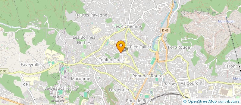 localisation de l'entreprise MADAME TERESA DOS REIS ASSUDE  TOULON