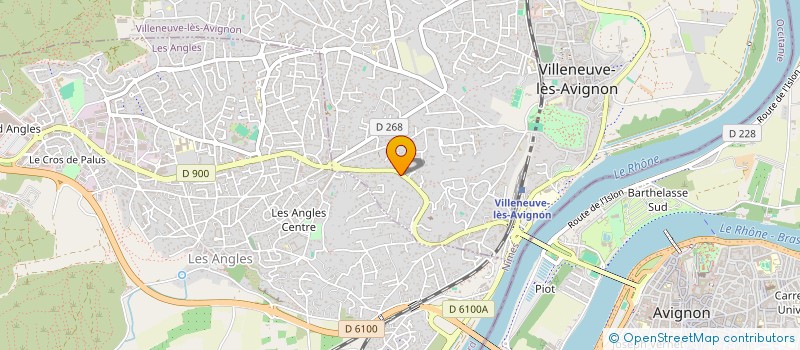 localisation de l'entreprise MADAME TERESA FERNANDEZ  VILLENEUVE-LES-AVIGNON