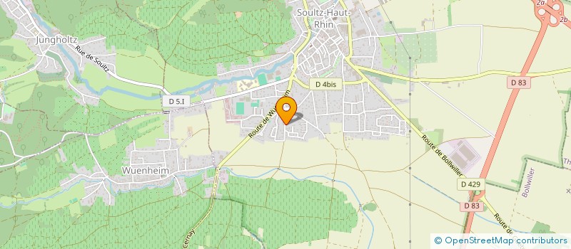 localisation de l'entreprise MADAME TERESA GARREFFA à SOULTZ-HAUT-RHIN