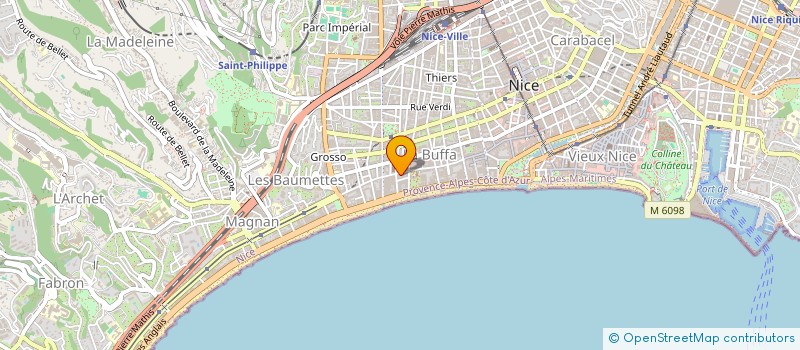 localisation de l'entreprise MADAME TERESA LAROTONDA à NICE
