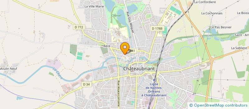 localisation de l'entreprise MADAME TERESA LEITAO CARDOSO  CHATEAUBRIANT