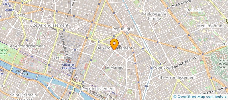 localisation de l'entreprise MADAME TERESA MATHE à PARIS