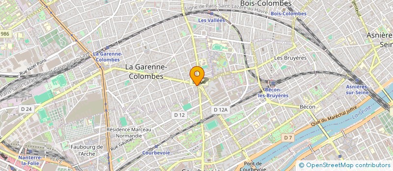 localisation de l'entreprise MADAME TERESA MENDES FERNANDES à LA GARENNE-COLOMBES