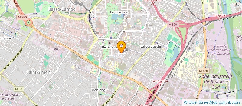 localisation de l'entreprise MADAME TERESA MIGUEL  TOULOUSE