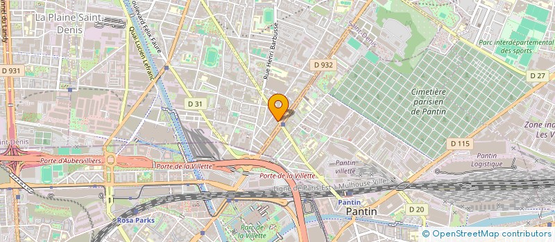 localisation de l'entreprise MADAME TERESA PALACIOS DIAZ à AUBERVILLIERS