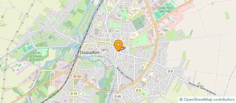 localisation de l'entreprise MADAME TERESA RODRIGUES à ISSOUDUN