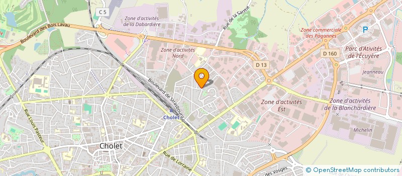 localisation de l'entreprise MADAME TERESA SANTOS FERREIRA à CHOLET