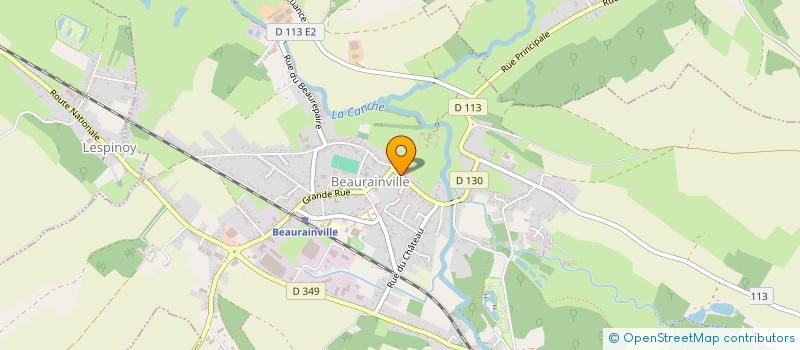 localisation de l'entreprise MADAME TERESA SILVERI  BEAURAINVILLE