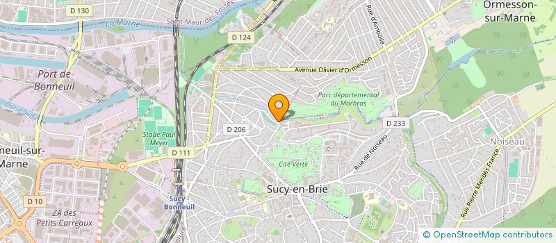localisation de l'entreprise MADAME TERESA TYSZKIEWICZ à SUCY EN BRIE