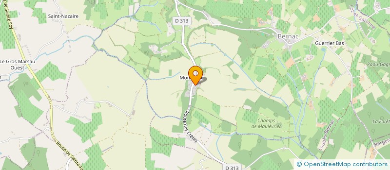 localisation de l'entreprise MADAME TERESA WALSH  LOUBES-BERNAC