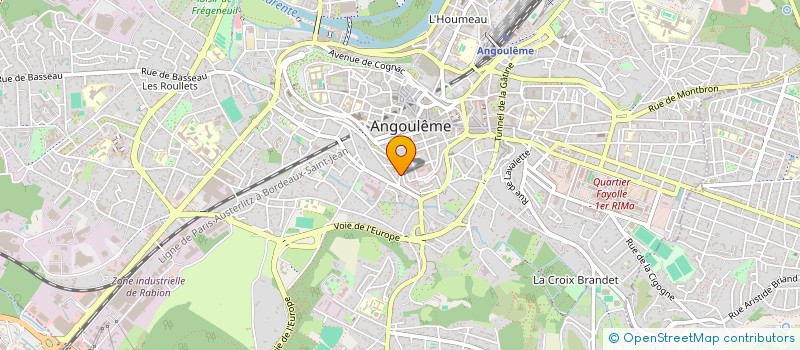 localisation de l'entreprise MADAME TEREZA BENESOVA à ANGOULEME