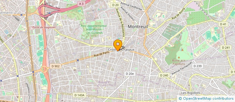 localisation de l'entreprise MADAME TEREZA FERRAZ à MONTREUIL