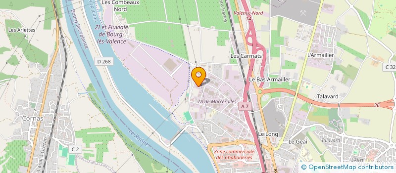 localisation de l'entreprise MADAME TEREZA KUSHAKHCHYAN  BOURG-LES-VALENCE