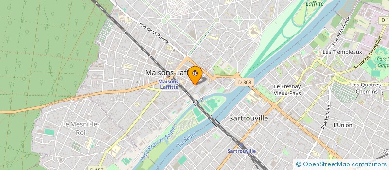 localisation de l'entreprise MADAME TEREZA UTESENY à MAISONS-LAFFITTE