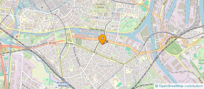 localisation de l'entreprise MADAME TERRY DEPLANQUE  STRASBOURG