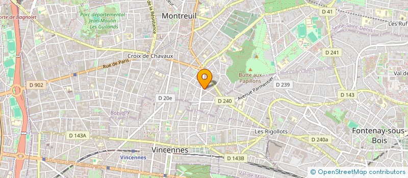 localisation de l'entreprise MADAME TERRY MOISE à MONTREUIL