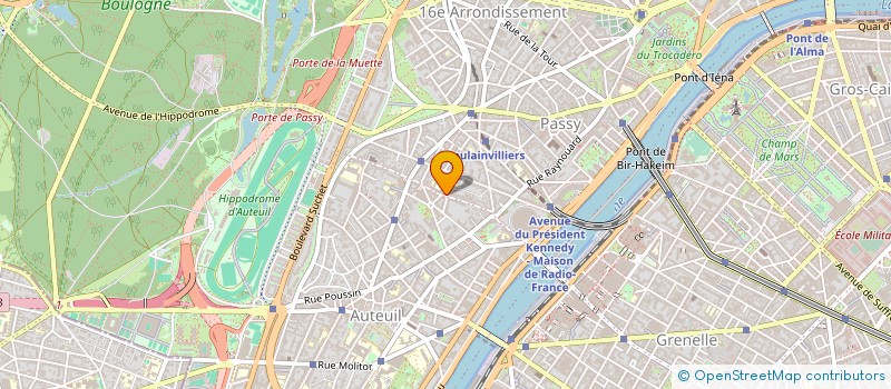 localisation de l'entreprise MADAME TERTRE PAOLETTI à PARIS