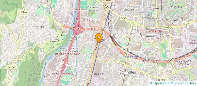 localisation de l'entreprise MADAME TESLIME NIGHOUD à ECHIROLLES